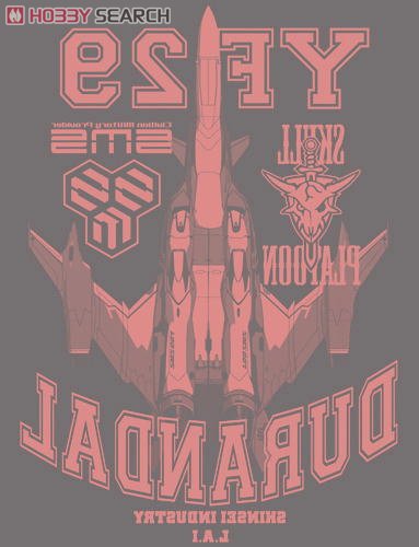 Macross Frontier The Movie: The Wings of Goodbye YF-29 T-shirt Medium Gray XL (Anime Toy) Item picture4
