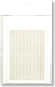 Curtain Parts B (Full Opened) (White/120 Windows) (Model Train)