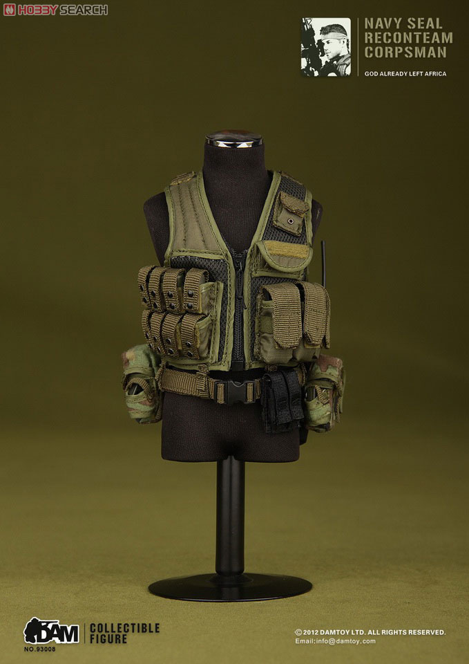 DAMTOY 1/6 米海軍特殊部隊 リーコンチーム コープスマン (DAM93008) (ドール) 商品画像11
