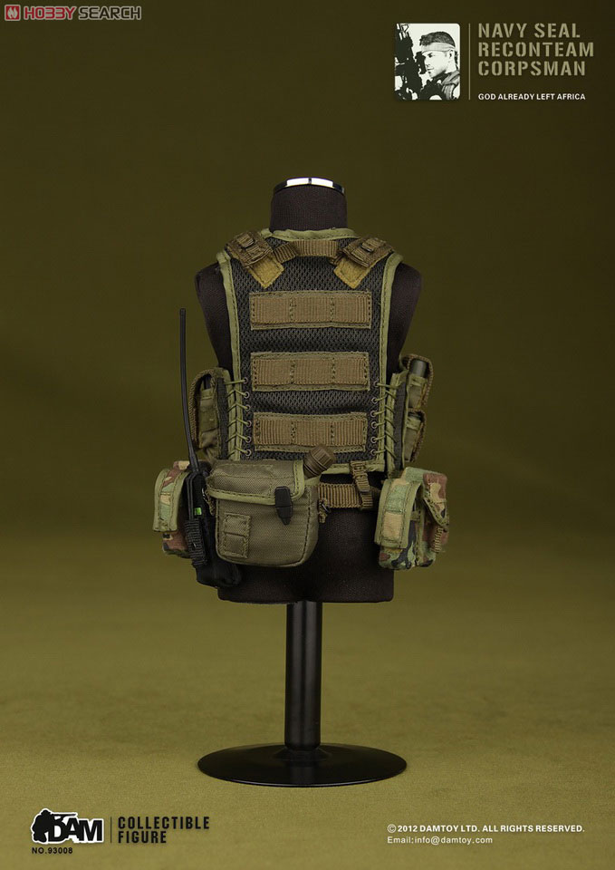 DAMTOY 1/6 米海軍特殊部隊 リーコンチーム コープスマン (DAM93008) (ドール) 商品画像12
