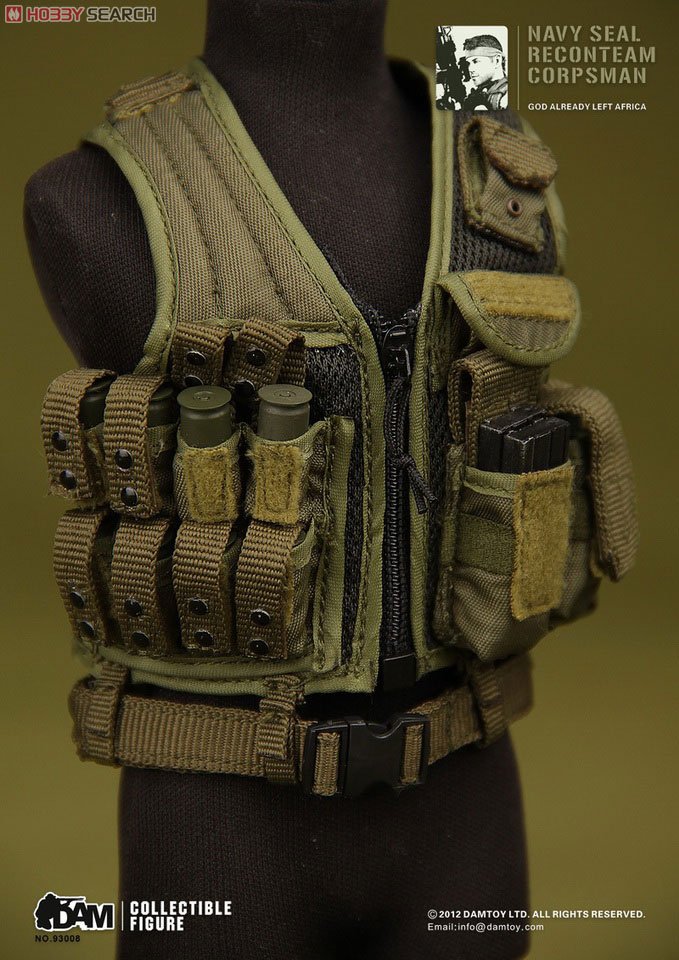 DAMTOY 1/6 米海軍特殊部隊 リーコンチーム コープスマン (DAM93008) (ドール) 商品画像13
