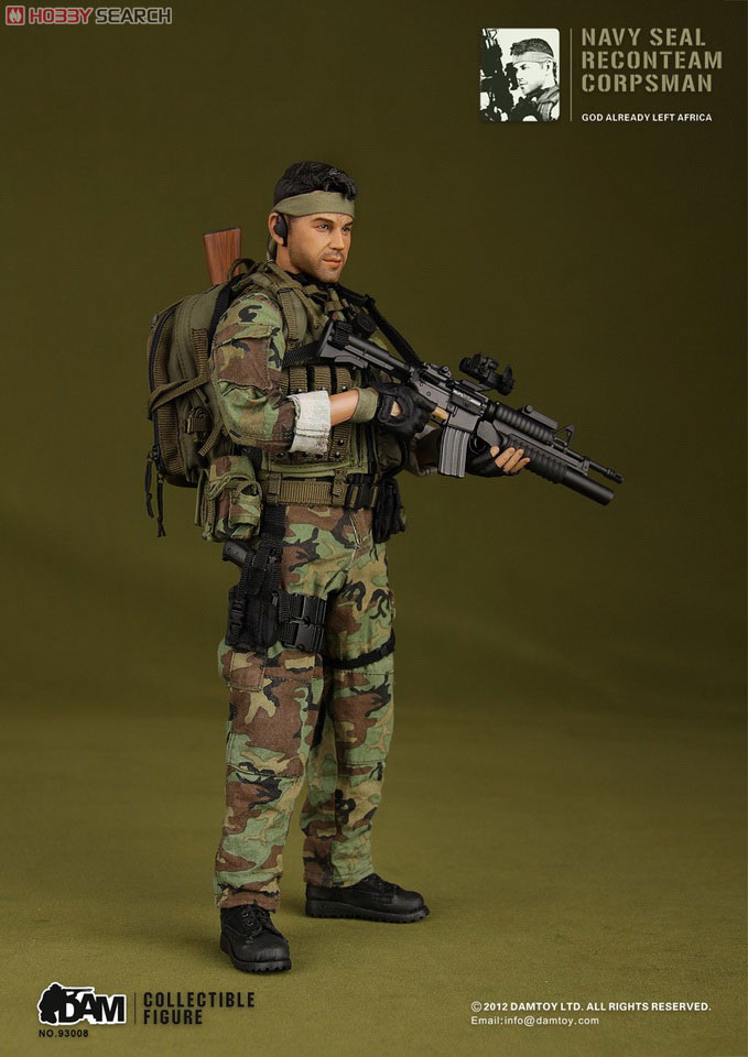 DAMTOY 1/6 米海軍特殊部隊 リーコンチーム コープスマン (DAM93008) (ドール) 商品画像3