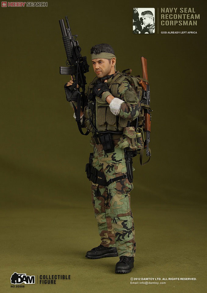DAMTOY 1/6 米海軍特殊部隊 リーコンチーム コープスマン (DAM93008) (ドール) 商品画像4