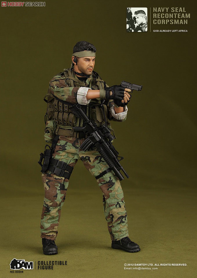 DAMTOY 1/6 米海軍特殊部隊 リーコンチーム コープスマン (DAM93008) (ドール) 商品画像7