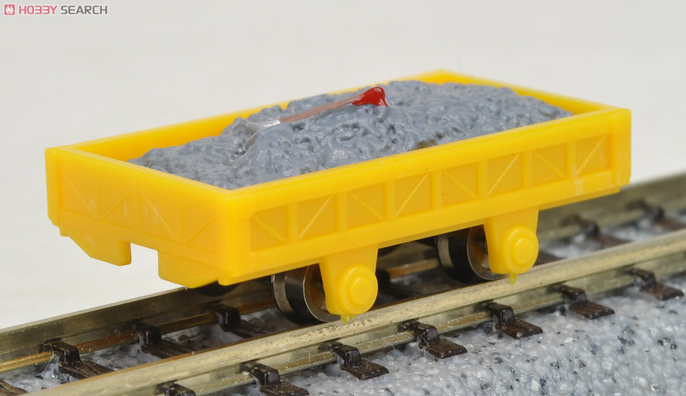 保線用トロッコ バラスト運搬車 (バラスト2個付) (2両セット) (鉄道模型) 商品画像6
