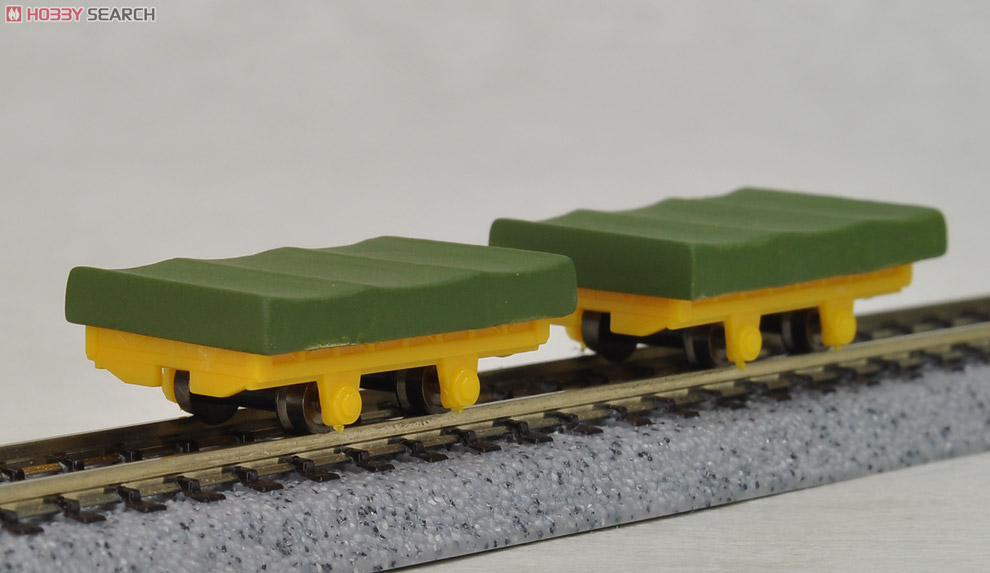保線用トロッコ バラスト運搬車 (カバーシート付) (2両セット) (鉄道模型) 商品画像2