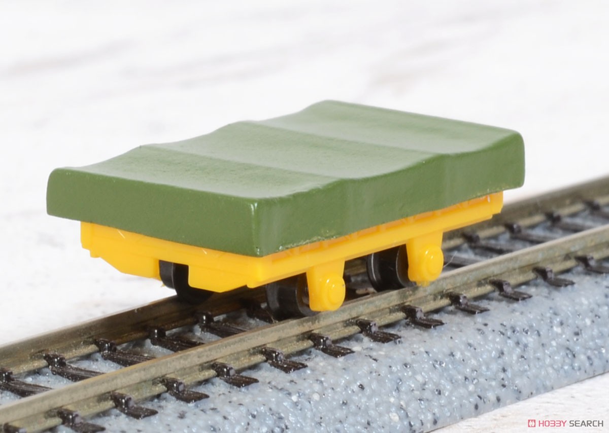 保線用トロッコ バラスト運搬車 (カバーシート付) (2両セット) (鉄道模型) 商品画像5