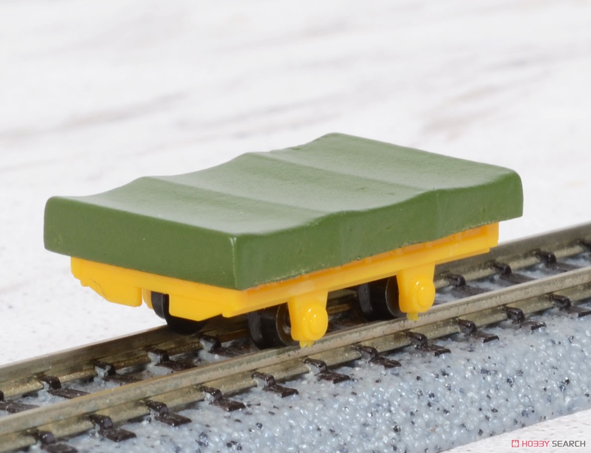 保線用トロッコ バラスト運搬車 (カバーシート付) (2両セット) (鉄道模型) 商品画像6