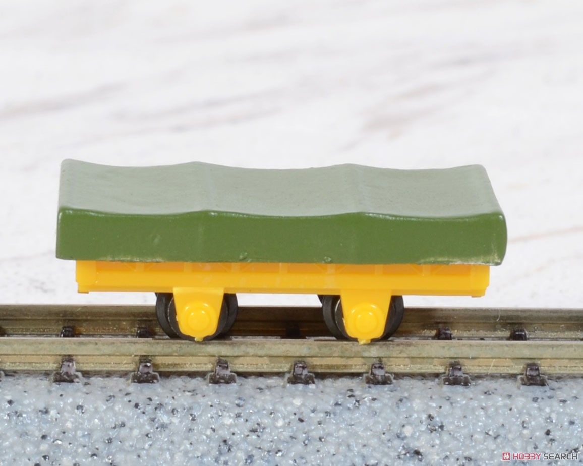 保線用トロッコ バラスト運搬車 (カバーシート付) (2両セット) (鉄道模型) 商品画像7