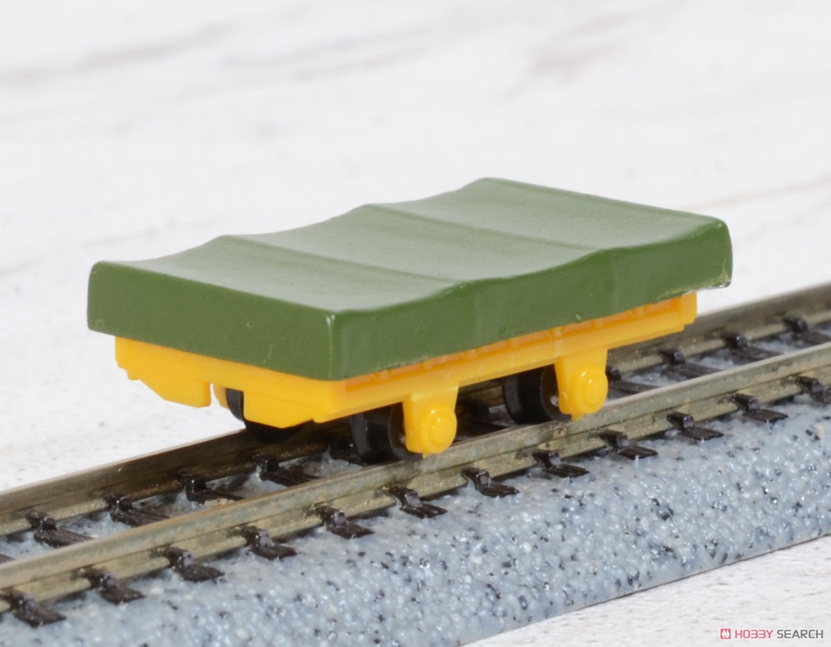 保線用トロッコ バラスト運搬車 (カバーシート付) (2両セット) (鉄道模型) 商品画像8
