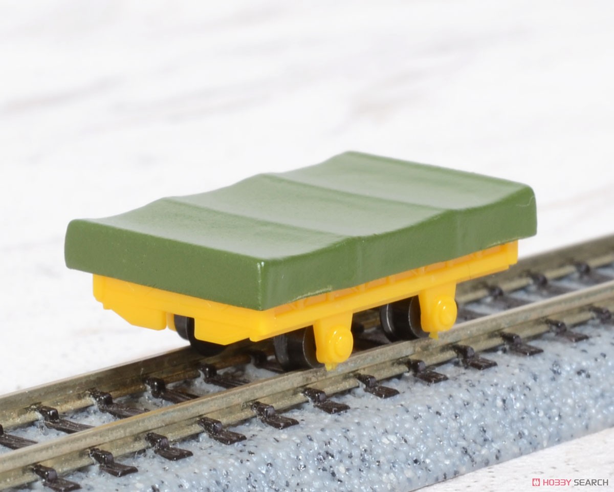 保線用トロッコ バラスト運搬車 (カバーシート付) (2両セット) (鉄道模型) 商品画像9