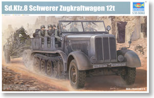 German 12t Heavy Half-track Sd.Kfz.8 (Plastic model)
