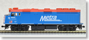 (HO) EMD F40PH Chicago METRA (シカゴメトラ) `City of West Chicago` (No.137) ★外国形モデル (鉄道模型)