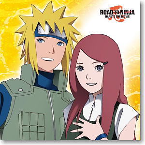 ROAD TO NINJA -NARUTO THE MOVIE- もふもふミニタオル ミナト＆クシナ柄 (キャラクターグッズ)