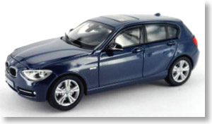 BMW 1シリーズ ミッドナイトブルー (左ハンドル)  (ミニカー)