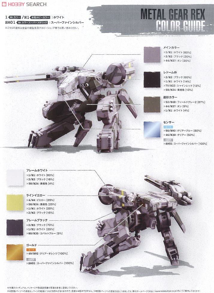 Metal Gear REX (Plastic model) Color1