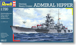 German Heavy Cruiser ADMIRAL HIPPER (Plastic model)