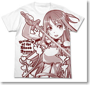 Sword Art Online Asuna T-shirt White S (Anime Toy)
