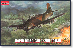 米・ノースアメリカン T-28D トロージャン複座レシプロ地上攻撃機 (プラモデル)