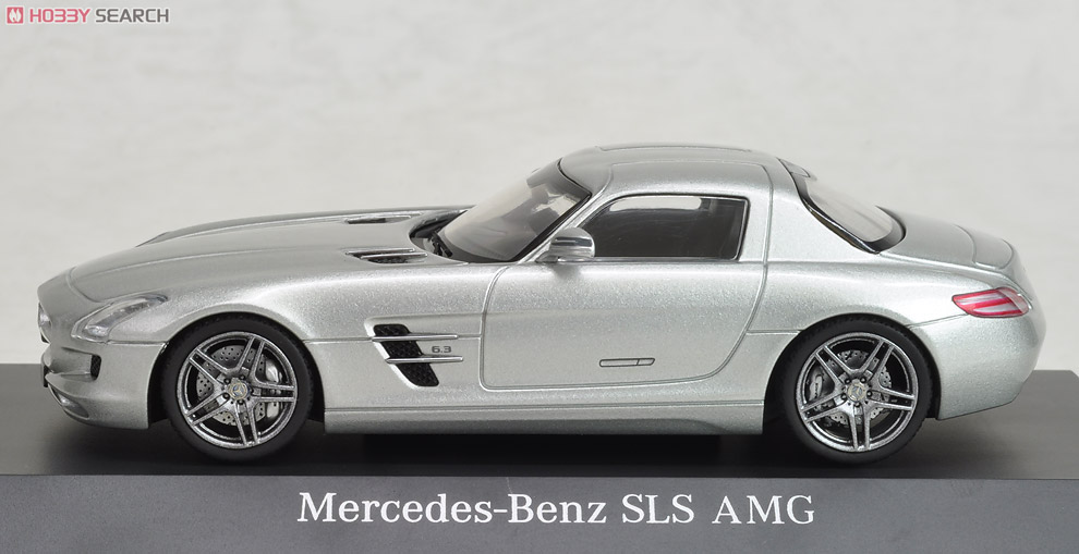 メルセデスベンツ SLS AMG クーペ 2010 (C197) (イリジウムシルバー) (ミニカー) 商品画像2