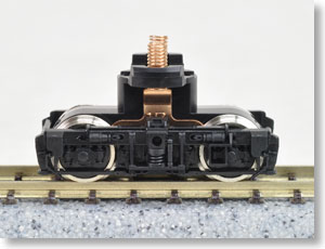 【 0498 】 DT115B2形動力台車 (黒台車枠・銀色車輪・ボックス輪心) (EF65-1000用) (1個入) (鉄道模型)