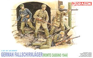 German Fallschirmjager (Monte Cassino 1944) (Plastic model)