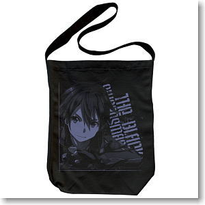Sword Art Online Kirito Shoulder Tote Bag Black (Anime Toy)