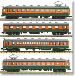 The Railway Collection J.N.R. Series 52 Second Edition Iida Line (Shonan Color) (4-Car Set) (Model Train)