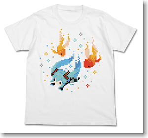 Hatsune Miku Hatsune Miku Putit Devil ver. Goldfish T-shirt White M (Anime Toy)