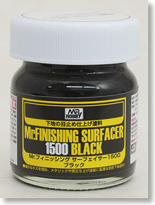 SF288 Mr.フィニッシングサーフェイサー1500 (ブラック) (ビン入り) (40ml) (下地材)