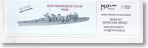 米海軍 ニューオリンズ級 重巡洋艦 CA-38 サンフランシスコ 1942 (プラモデル)