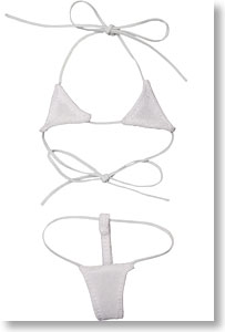 Very Small Bikini Set (White) (Fashion Doll)