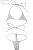 Very Small Bikini Set (White) (Fashion Doll) Item picture1
