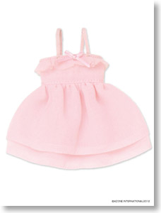 PNXS Chiffon Ribbon Camisoles (Pink) (Fashion Doll)