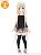 PNXS Rumpled Shirring Camisoles (Black) (Fashion Doll) Other picture1