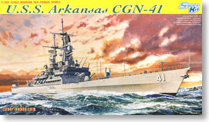 米海軍 U.S.S アーカンソー CGN-41 原子力ミサイル巡洋艦 (プラモデル)