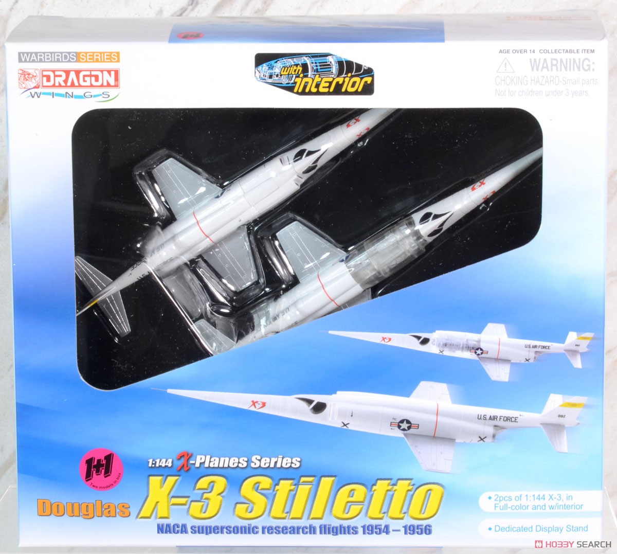 Douglas X-3 Stiletto NACA Supersonic Research Flights 1954-56 (Pre-built Aircraft) パッケージ1