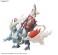 ポケモンプラモコレクション ブラックキュレム＆ホワイトキュレムセット (プラモデル) 商品画像2 サムネイル
