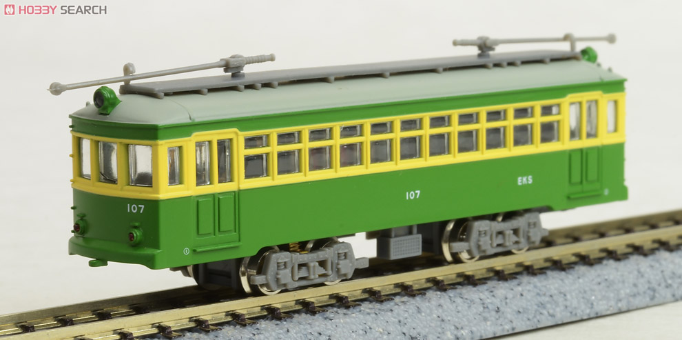Enoshima Electric Railway (Enoden) Type 100 `No.107th Car` (Trolley Pole Version) (Model Train) Item picture2