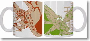 Monster Hunter Pear Mug (Rathalos & Rathian) (Anime Toy)