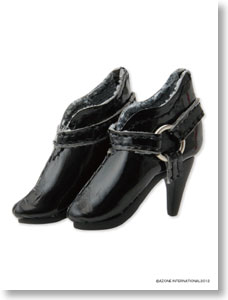 Side Ring Boots (Black) (Fashion Doll)