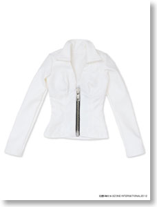 50cm Strange Leather Jacket (White) (Fashion Doll)
