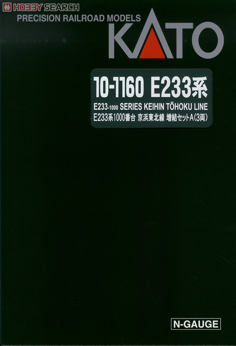 E233系1000番台 京浜東北線 (増結A・3両セット) (鉄道模型) パッケージ1