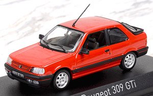 プジョー 309 GTI 1987 (レッド) (ミニカー)