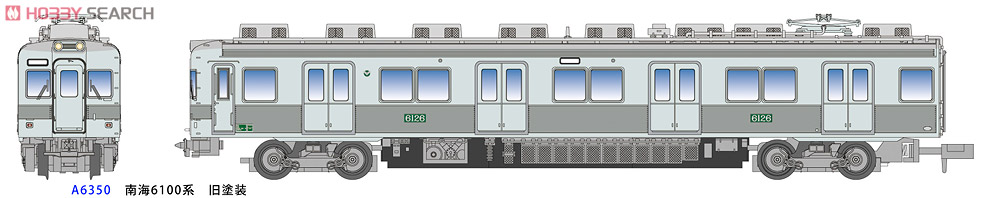 Nankai Series 6100 Old Color (4-Car Set) (Model Train) Other picture1