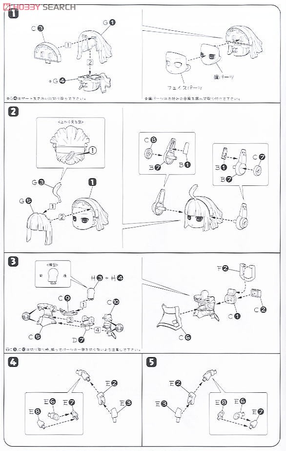 Combat-san Rookie (Plastic model) Assembly guide1