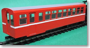 1/80 9mm Taiwan Alishan Forest Railway SP6200 Coach (w/Toilet + w o/Toilet) Body Kit (2-Car Unassembled Kit) (Model Train)
