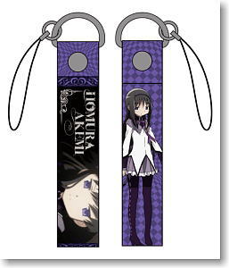 Puella Magi Madoka Magica Magical Girl Akemi Homura Strap (Anime Toy)