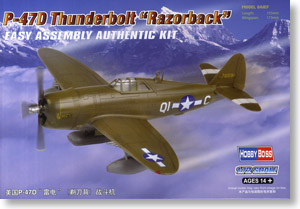 P-47D Thunderbolt `Razorback` (Plastic model)