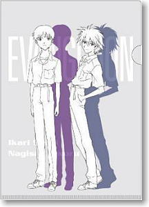 Rebuild of Evangelion Clear File A Shinji/Kaworu (Anime Toy)